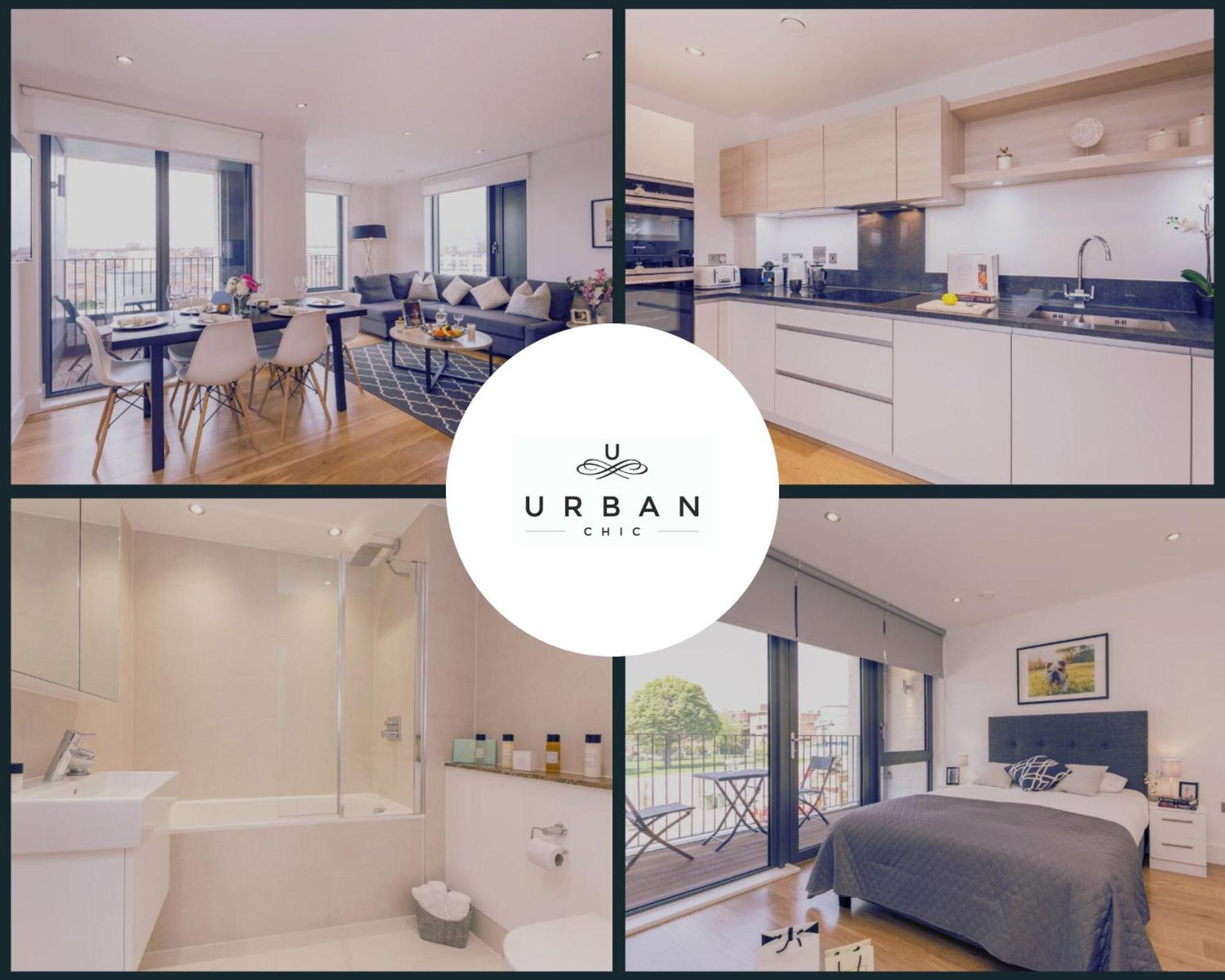 Portobello Apt With Floor-To-Ceiling Views Londýn Exteriér fotografie